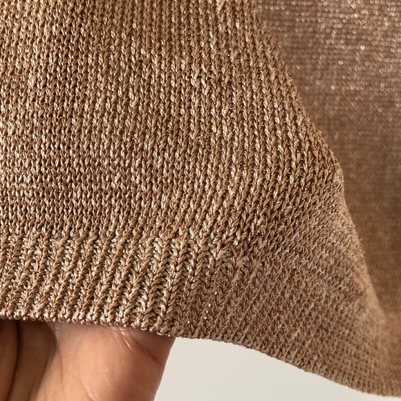 NWT Guess Metallic turtle neck sweater Pink XL - Picture 10 of 14